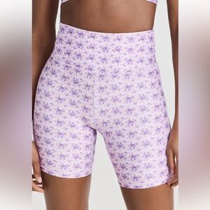 Love Shack Fancy Giada Biker Shorts, Size Medium